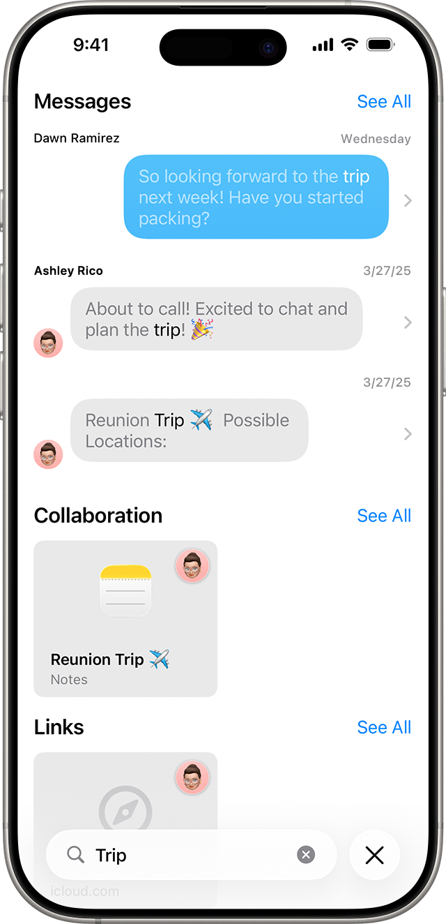 In iOS 26, you can start a search at the bottom of your screen.