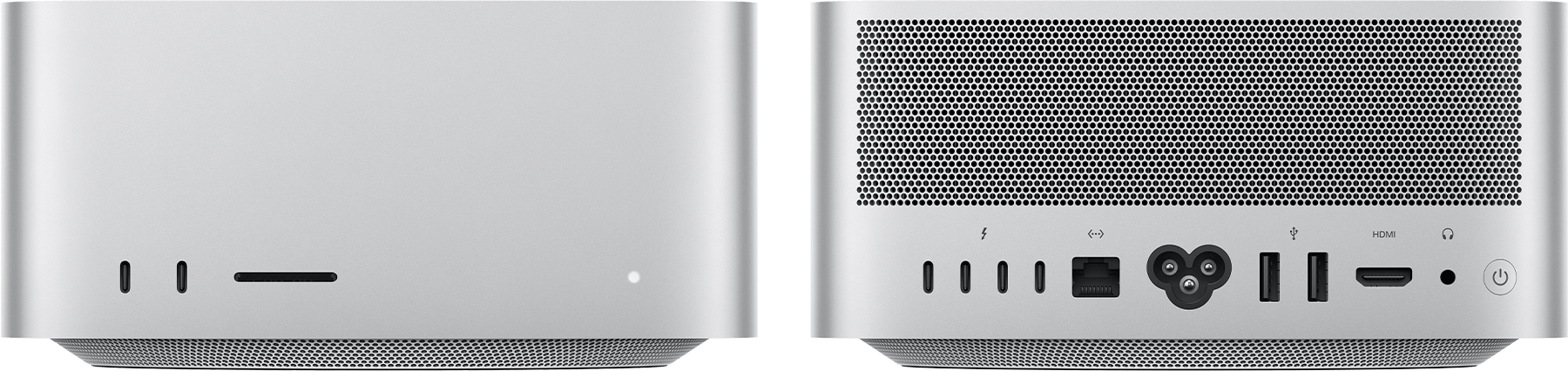 Front and back of Mac Studio (2022).