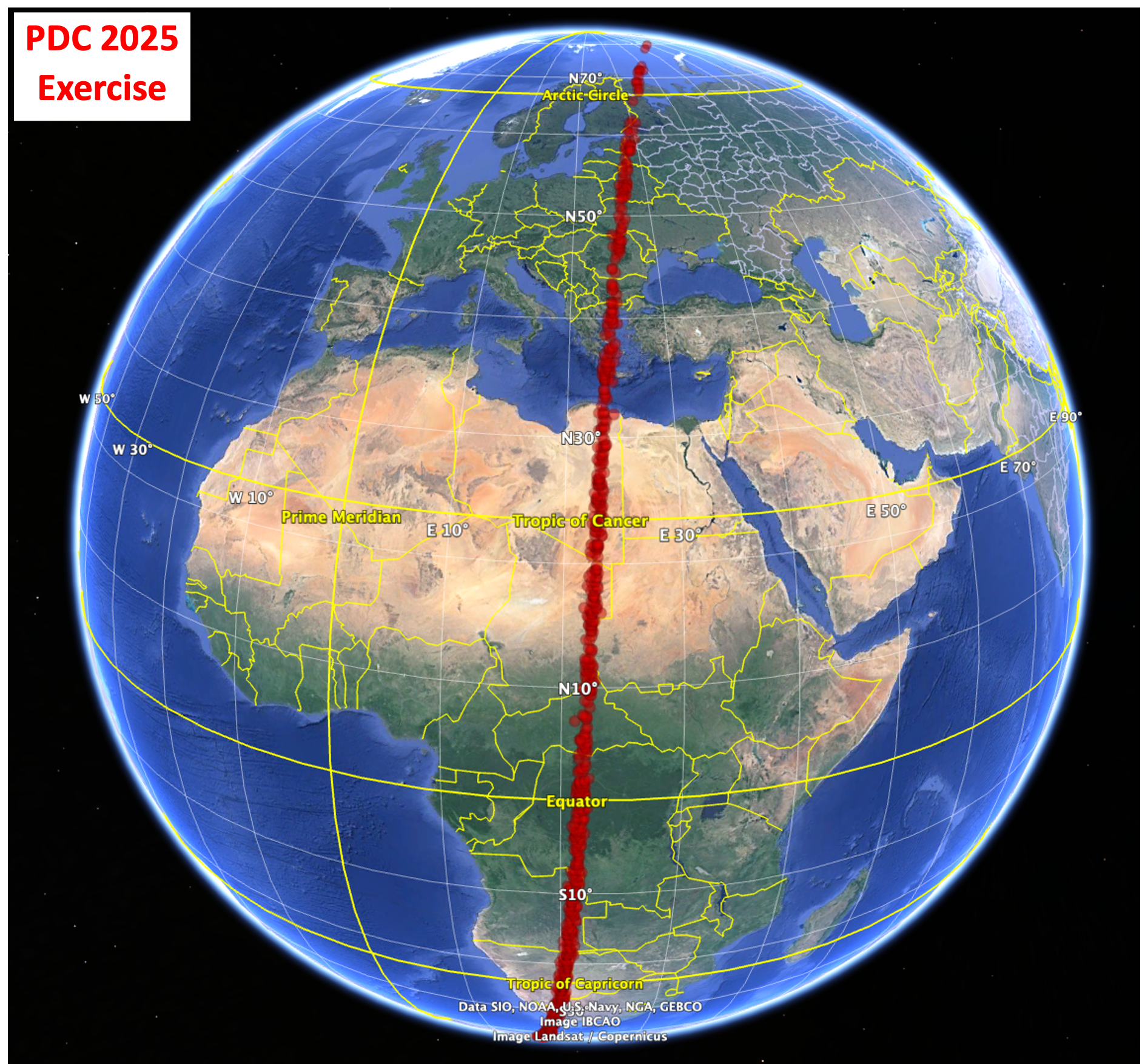 Risk corridor for 2024 PDC25 - Northern portion