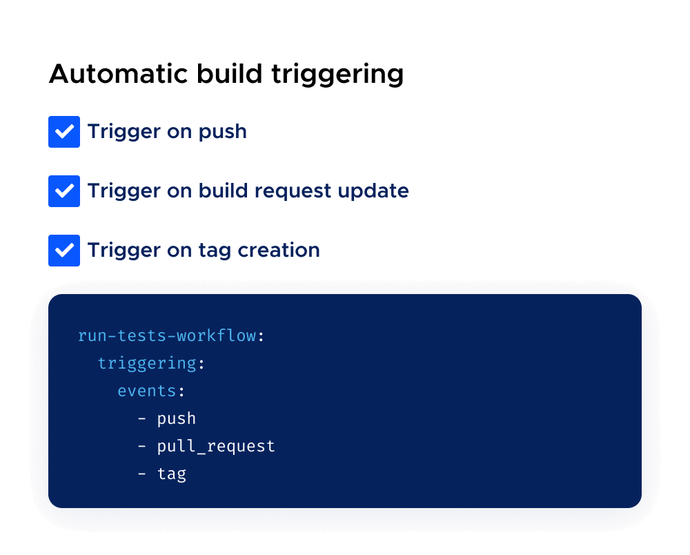 Automatic build triggering