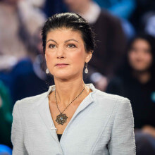 Sahra Wagenknecht bei einem Auftritt im ZDF am 6. Februar 2025