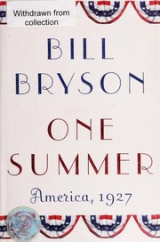 Cover of: One Summer by Bill Bryson