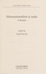 Cover of: Ethnonationalism in India: A Reader