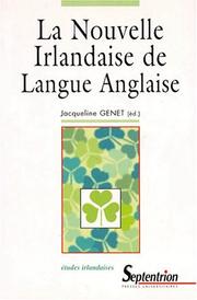 Cover of: La nouvelle irlandaise de langue anglaise