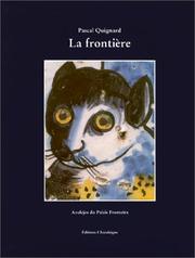 Cover of: La Frontière: azulejos du Palais Fronteira