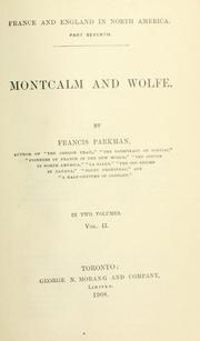 Cover of: France and England in North America