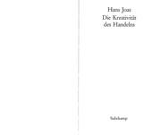 Cover of: Die Kreativität des Handelns