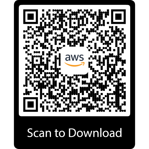 Qu&eacute;t M&atilde; QR n&agrave;y bằng thiết bị di động của bạn để Tải Ứng dụng di động Bảng điều khiển AWS