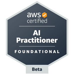 AWS Certified AI Practitioner &ndash; Beta-Abzeichen