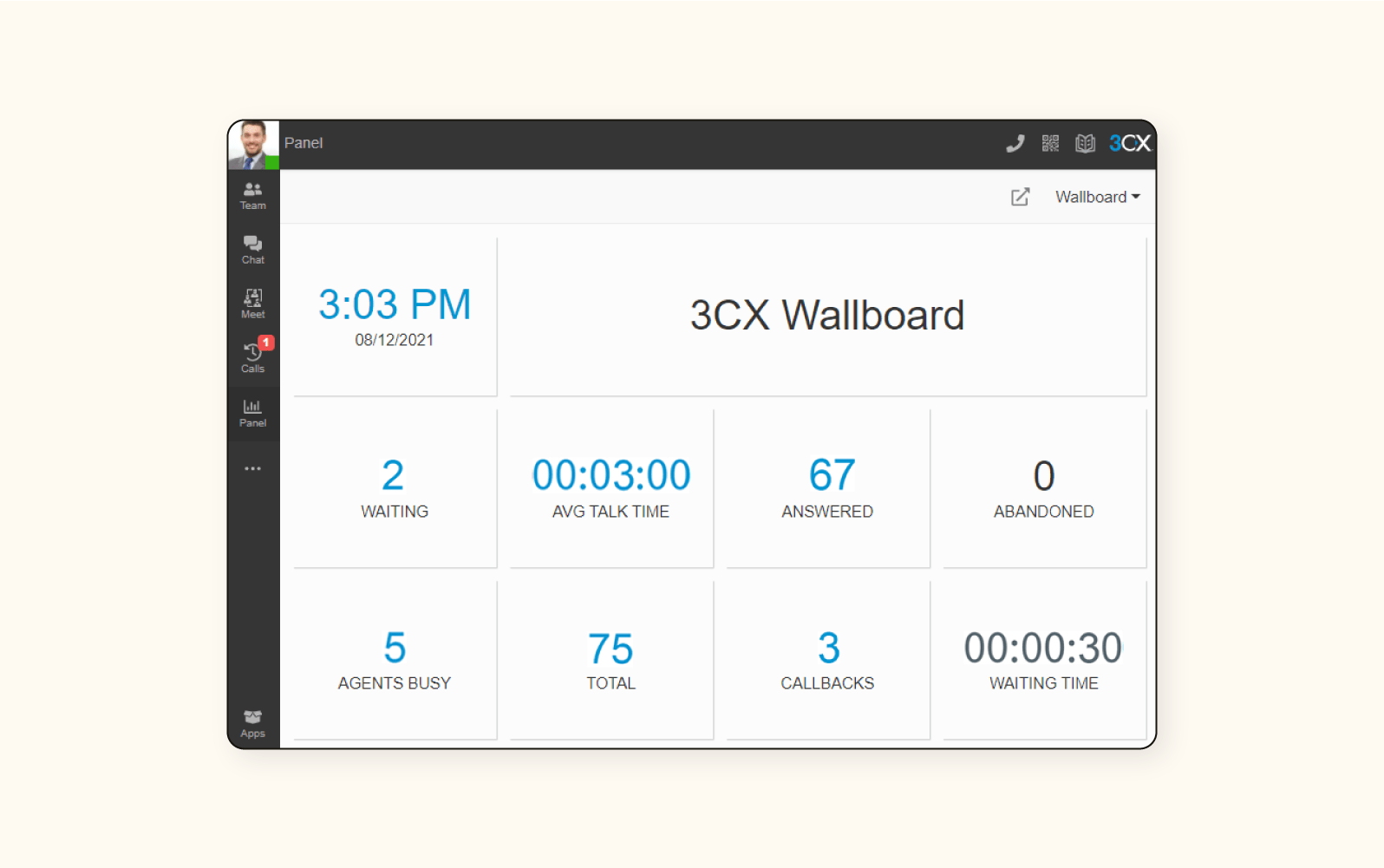 3CX Call-Center-Software.