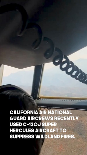 California Air National Guard Respond to Wildfires