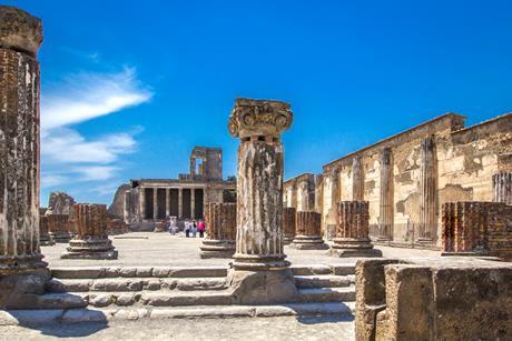 Ancient ruins in Pompeii