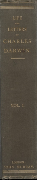 Life & Letters of Darwin vol. 1, 1887