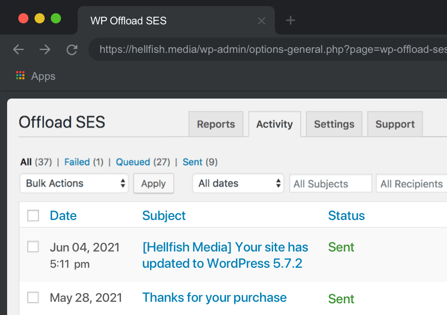 WP Offload SES image