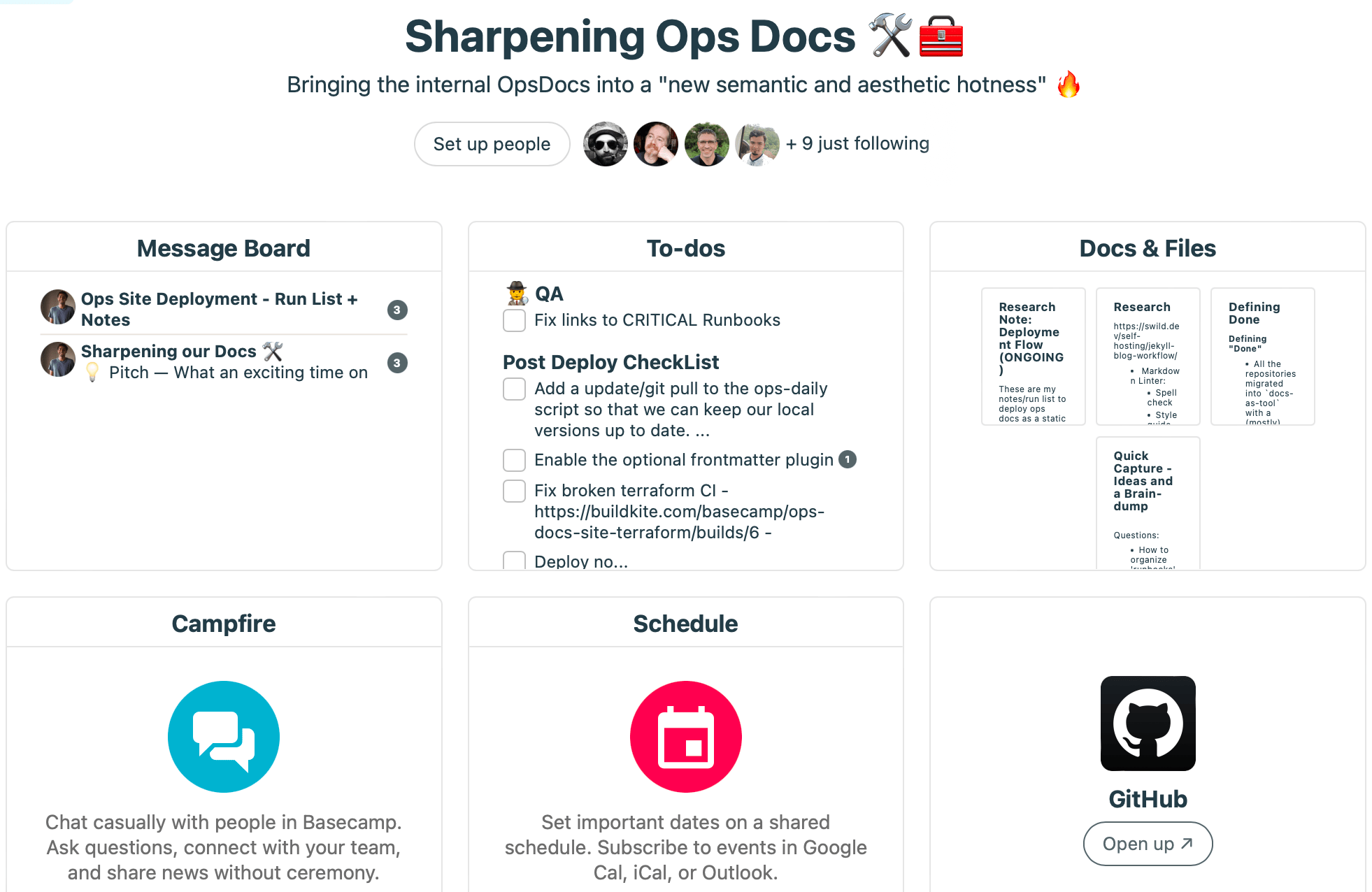 Ops Docs Project