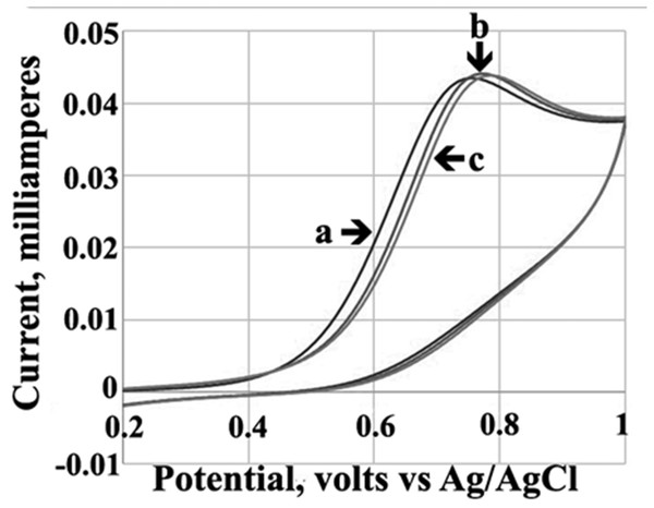 Cyclic voltammograms.