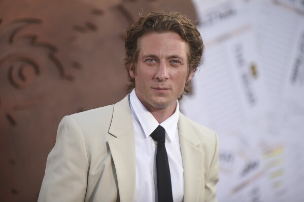 Jeremy Allen White arrives at the premiere of "The Bear" Season 3 at the El Capitan Theatre on Tuesday, June 25, 2024, in Los Angeles. (Photo by Richard Shotwell/Invision/AP)