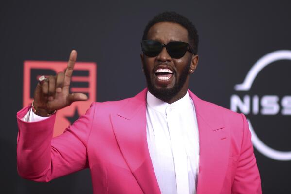 Sean "Diddy" Combs arrives at the BET Awards on Sunday, June 26, 2022, at the Microsoft Theater in Los Angeles. (Photo by Richard Shotwell/Invision/AP)