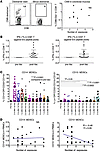 The mucosal vaccine induced Gag- and Env-specific T cell responses in the c