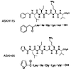 Structure of the synthetic peptides ASKH95 (PAR-2 agonist) and ASKH115 (PAR