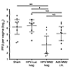 HPV Ivag, but not Ad5 i.m., prime/boost immunization reduces viral titers i