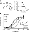 TXA is a competitive antagonist of glycine receptors.