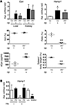 Hif-associated Hamp1 suppression requires erythropoietic activity.