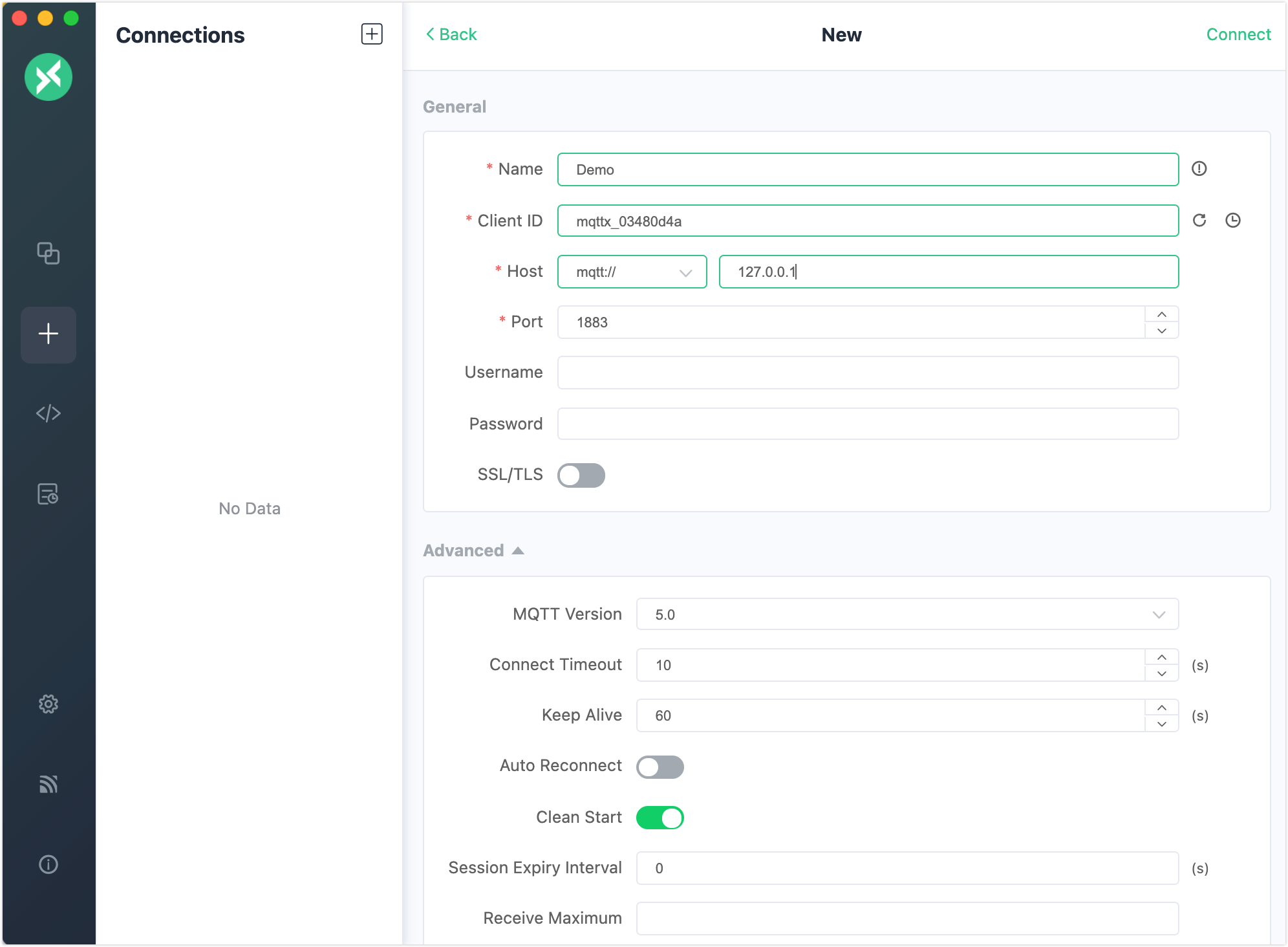 Configure-new-connection-general