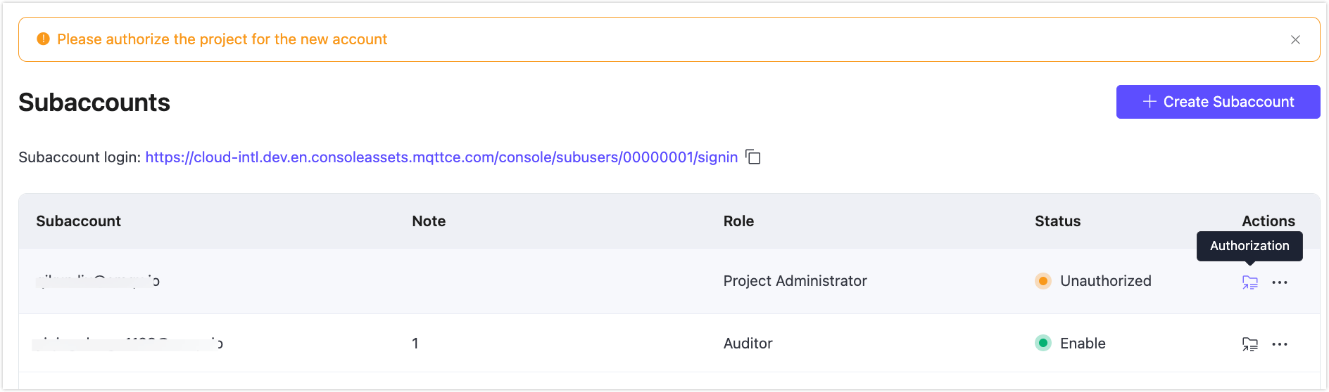 authorize_subaccount