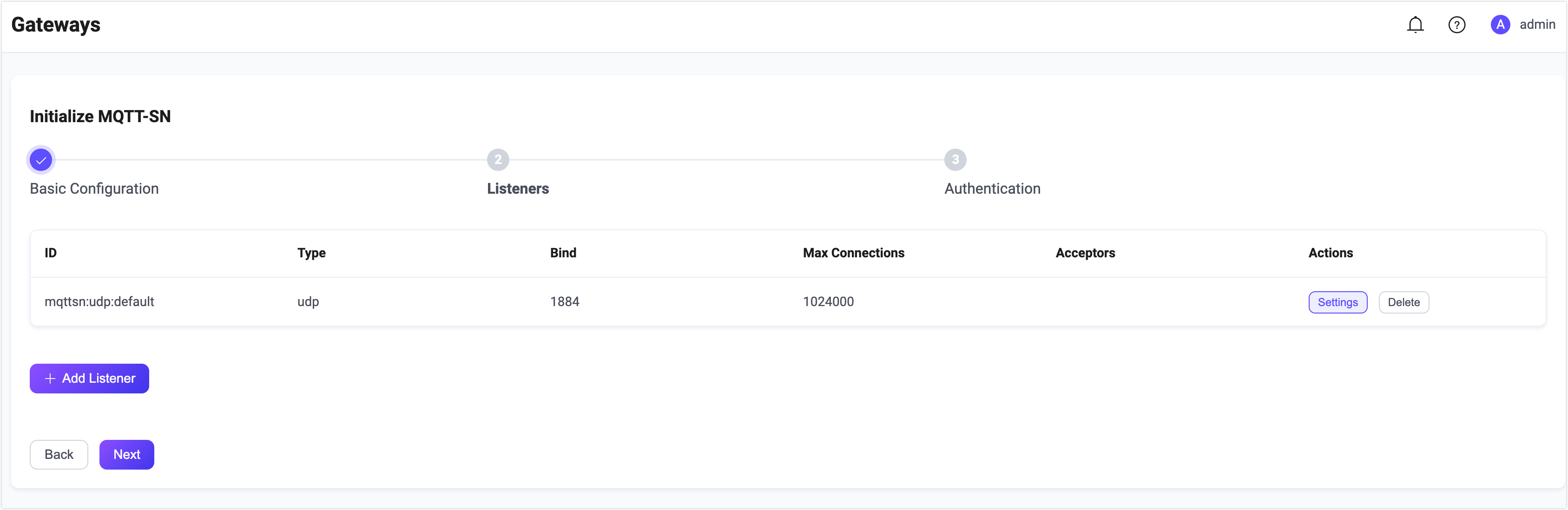 MQTT-SN リスナー