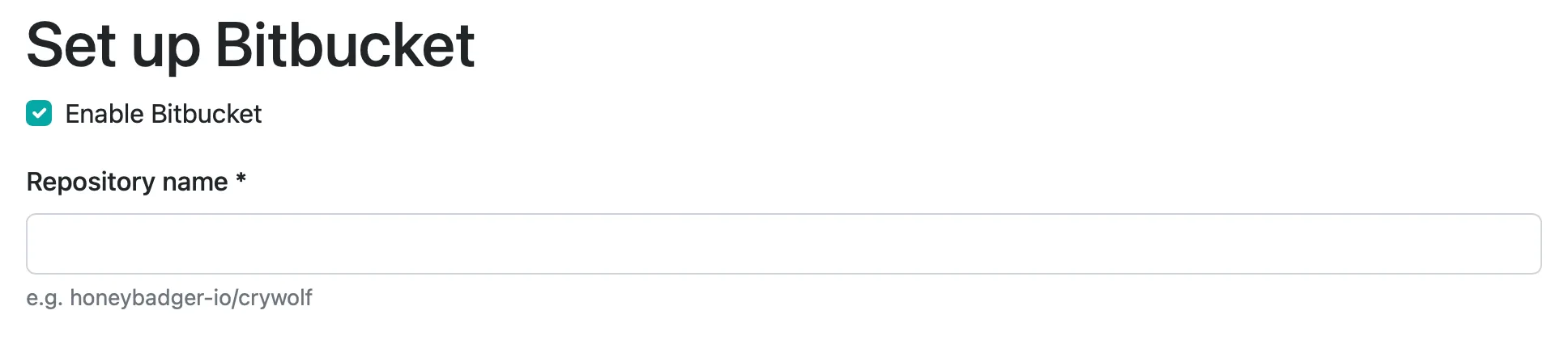 bitbucket integration