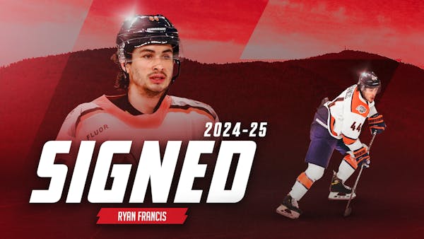 THUNDER SIGN FORWARD RYAN FRANCIS