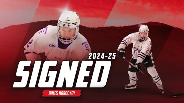 THUNDER SIGN DEFENSEMAN JAMES MAROONEY