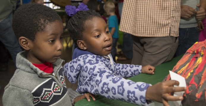 Kids at Super Science Saturday