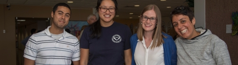 ASP postdocs at a reception