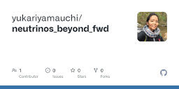 GitHub - yukariyamauchi/neutrinos_beyond_fwd