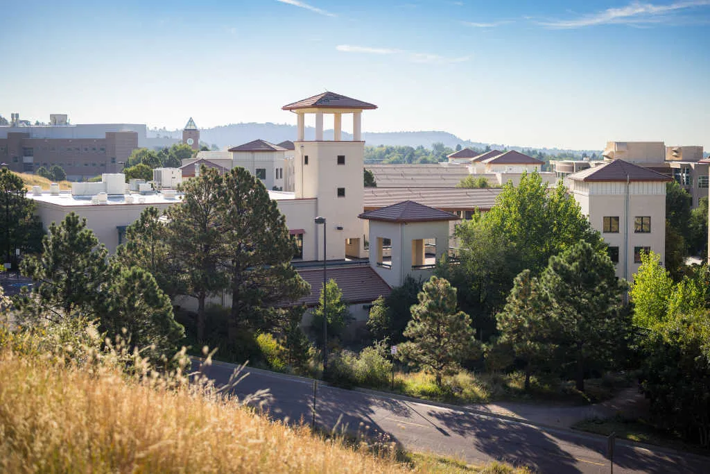 aerial view of campus