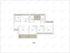 越秀·星寰TOD4室2厅2卫户型图