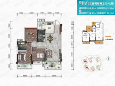 南宁安吉麒麟尊府A户型户型图