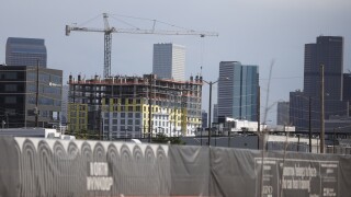 denver apartment construction crane