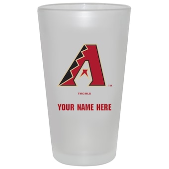 Arizona Diamondbacks 16oz. Frosted Personalized Pint Glass