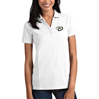 Arizona Diamondbacks Antigua Women's Tribute Polo - White