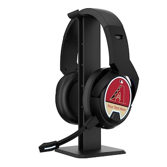 Arizona Diamondbacks Personalized Bluetooth Gaming Headphones & Stand