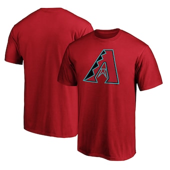 Men's Arizona Diamondbacks Red Official Team Logo T-Shirt