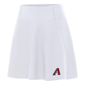 Women's Arizona Diamondbacks Antigua White Chip Skort