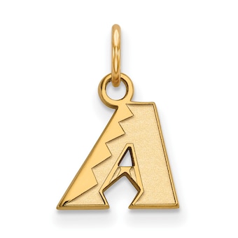 Women's Arizona Diamondbacks Gold-Plated Sterling Silver Extra-Small Pendant