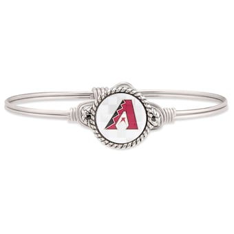 Women's Arizona Diamondbacks Luca + Danni Silver Petite Bangle Bracelet