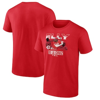 Men's Cincinnati Reds Elly De La Cruz Fanatics Red Graphic T-Shirt