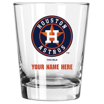 Houston Astros 15oz. Personalized Double Old Fashioned Glass