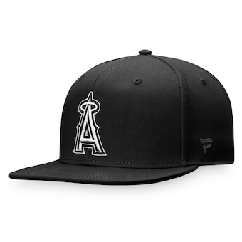 Men's Los Angeles Angels Fanatics Black Snapback Hat